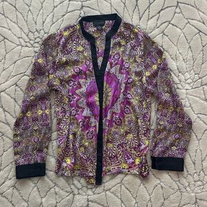 Investments Multicolor Paisley Button Down Shirt